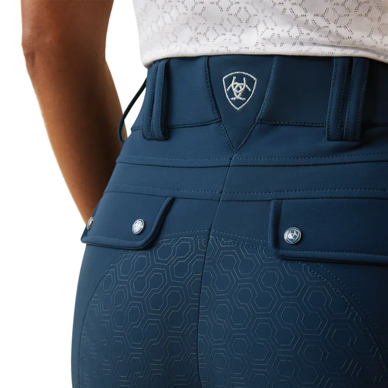 Ariat Women's Tri Factor Grip Full Seat Breech - Deep Petroleum-4