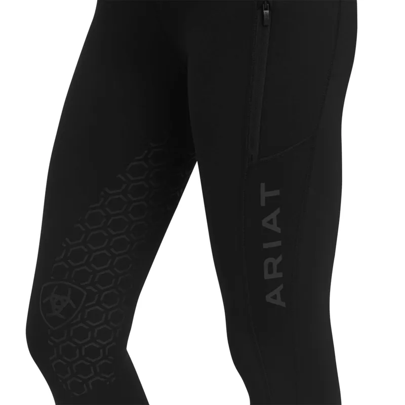 Ariat Women's Venture Thermal Half Grip Tight - Black-4