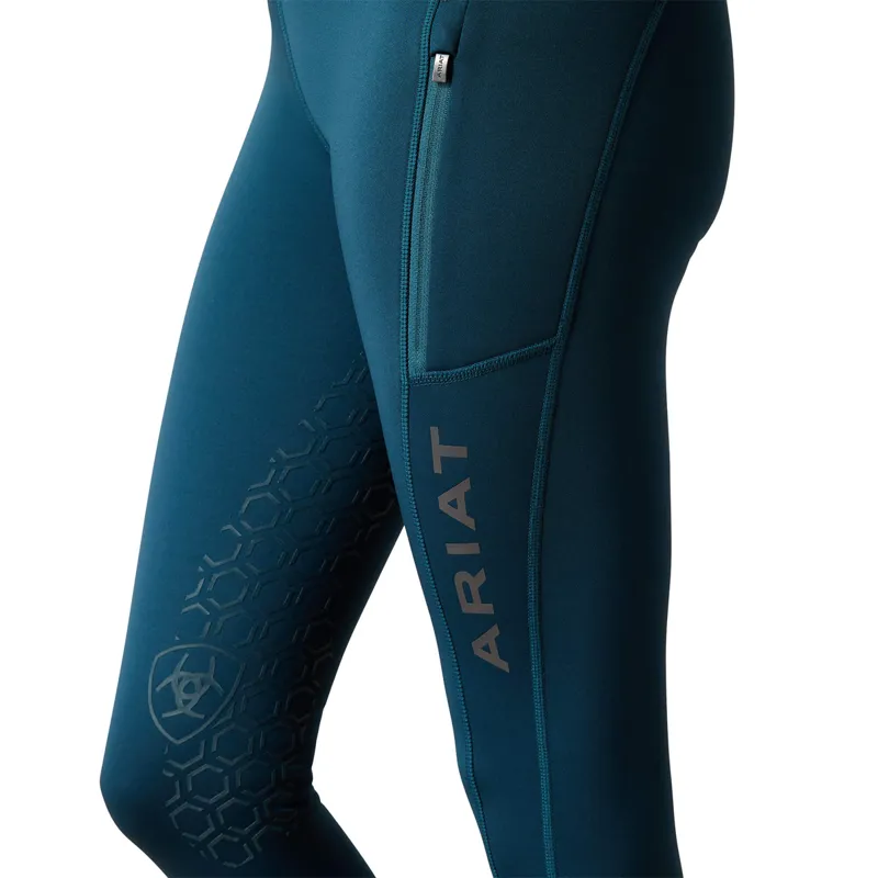 Ariat Women's Venture Thermal Half Grip Tight - Reflecting Pond-4