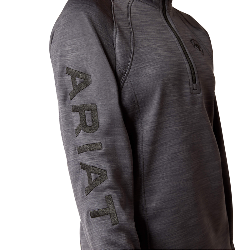 Ariat Youth TEK Team 1/2 Zip Sweatshirt - Ebony-4