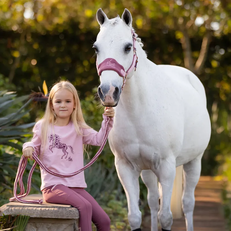 LeMieux Mini Jamie Long Sleeve Top - Pink Quartz-5