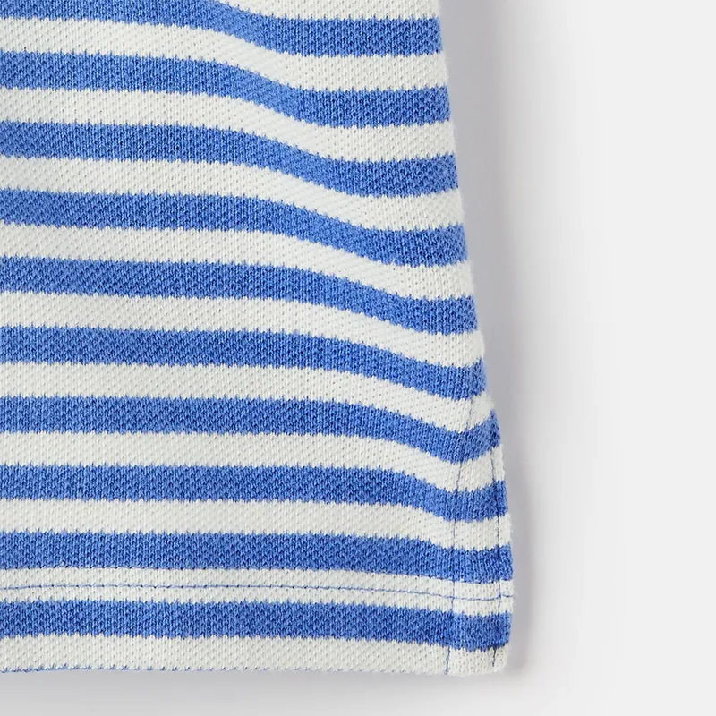 Joules Morgan Children's Polo Shirt - Blue Multi Stripe-4