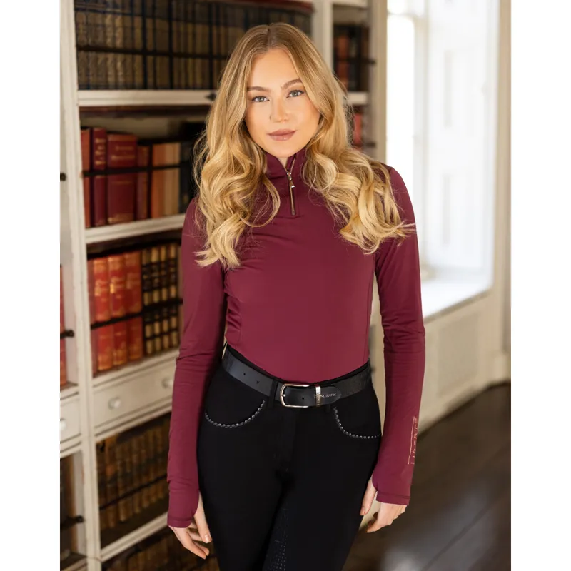 LeMieux Liberte Base Layer - Merlot-7