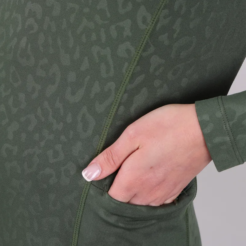 Aubrion Revive Long Sleeve Base Layer - Green-4