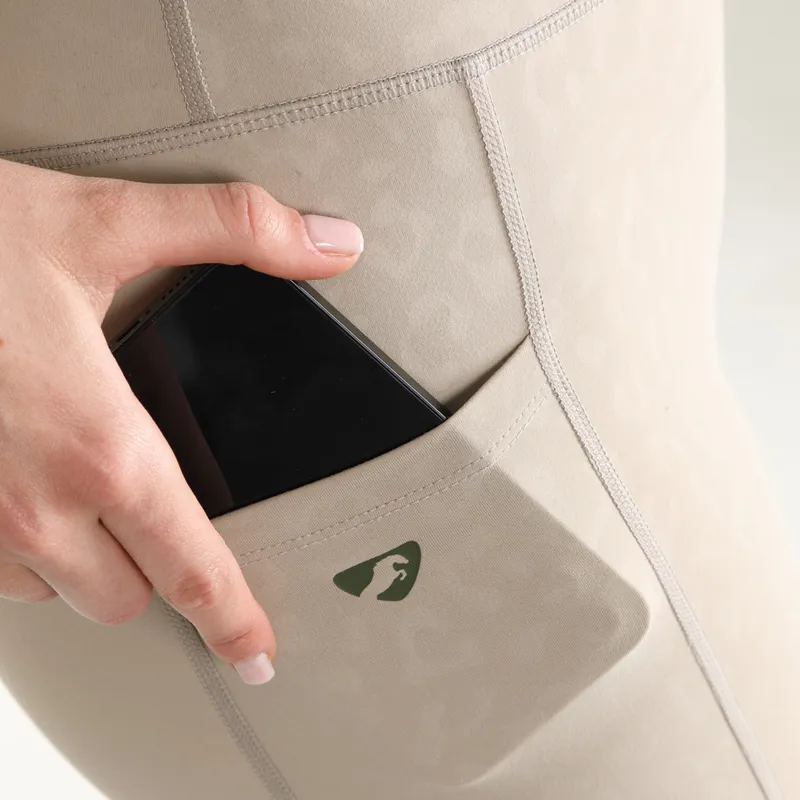 Aubrion Non-Stop Riding Tights - Taupe-4