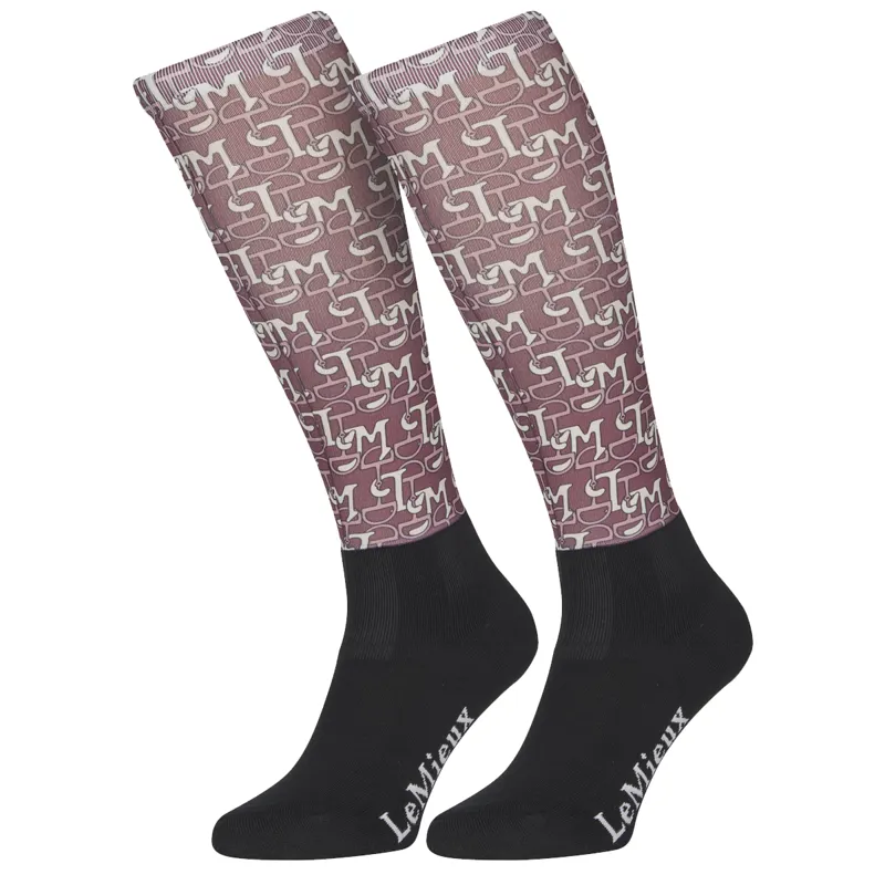 LeMieux Footsie Socks Adults - LM Orchid