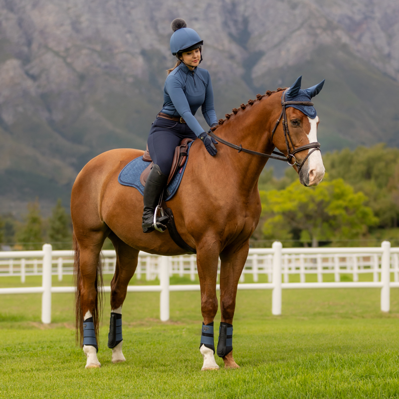 LeMieux Suede GP Square - Atlantic-4