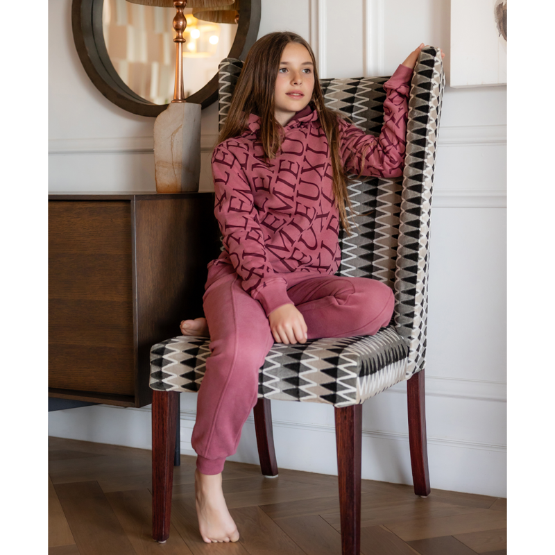 LeMieux Young Rider Honor Pop Over Hoodie - Orchid-4