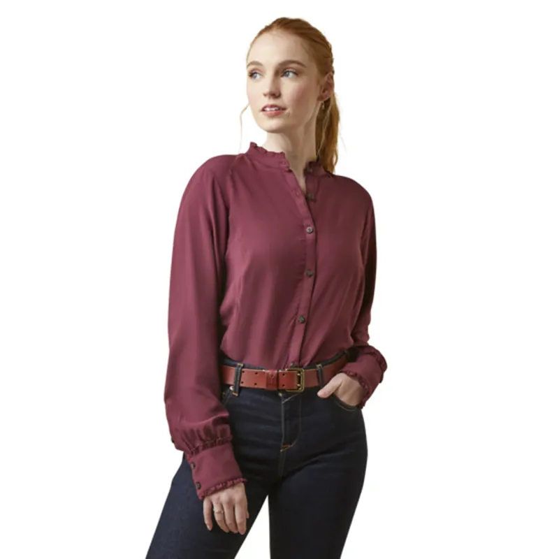Ariat Women's Clarion Blouse - Tawny Port