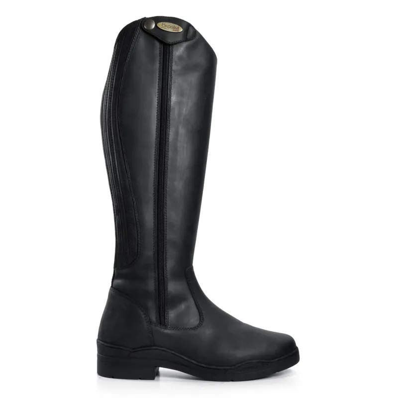 Brogini Monte Cervino Zipped Country Boot - Black-1