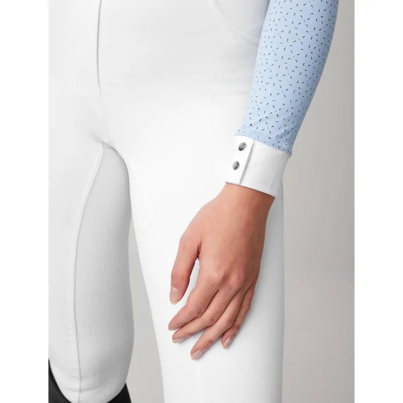 LeMieux Olivia Long Sleeve Show Shirt - Mist-4