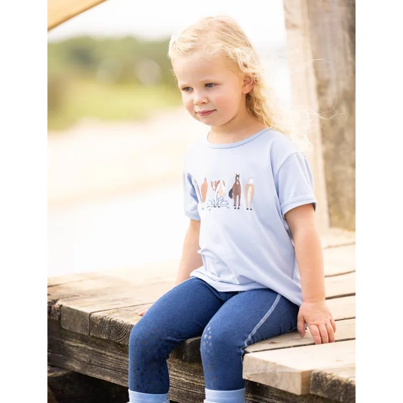 LeMieux Mini Puddle Pals T-Shirt - Mist-3