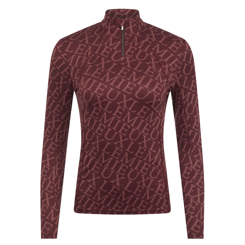 LeMieux Fleur Base Layer - Merlot-1