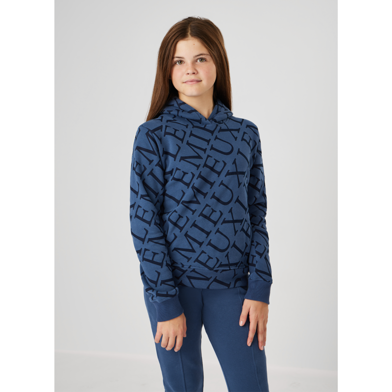 LeMieux Young Rider Honor Pop Over Hoodie - Atlantic-3