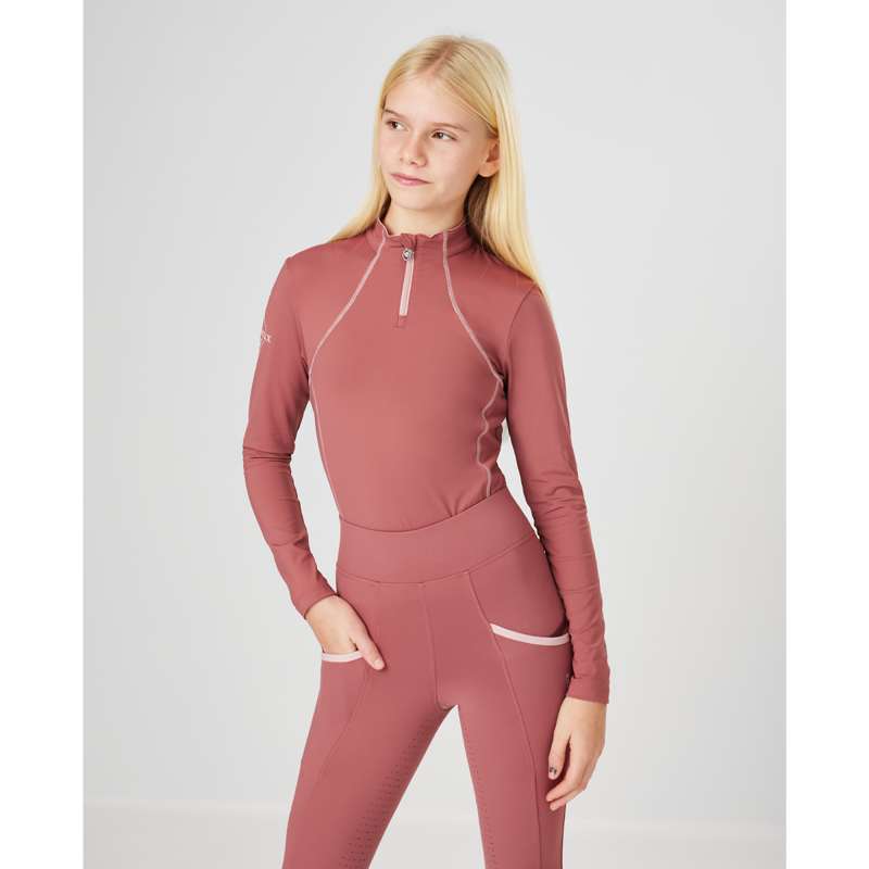 LeMieux Young Rider Base Layer - Orchid-3