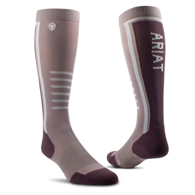 AriatTek Slimline Performance Socks - Quail/Huckleberry