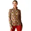Ariat Women's Sunstopper 2.0 1/4 Zip Base Layer - Canteen Floral