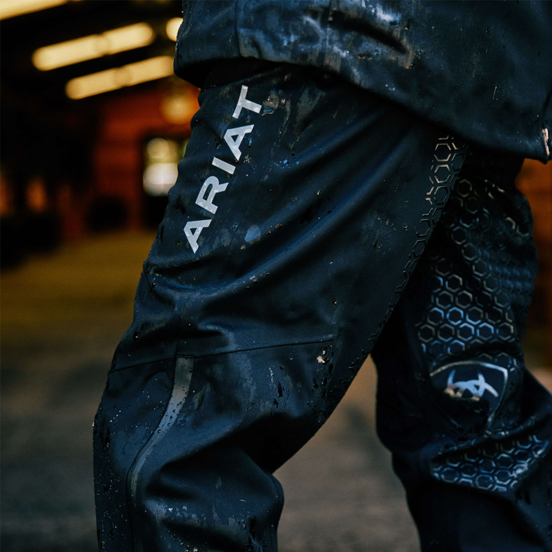 Ariat Women's Venture Waterproof Shell Full Seat Trouser - Black-3