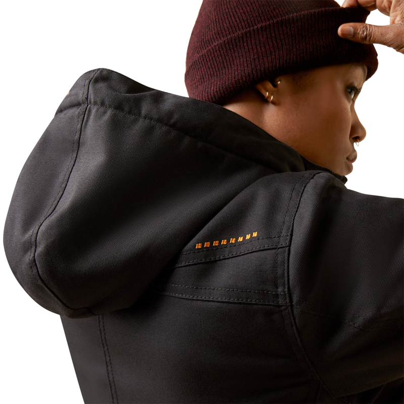 Ariat Women's Rebar DuraCanvas Insulated Jacket - Black-3