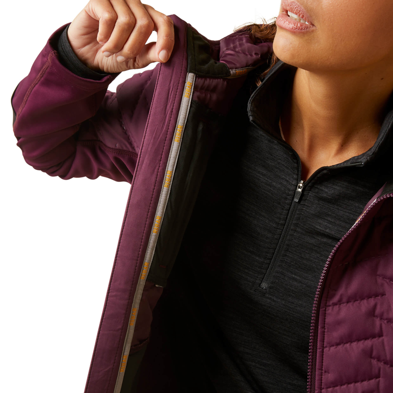 Ariat Women's Rebar Cloud 9 Insulated Jacket - Potent Purple-3