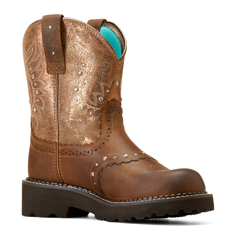 Ariat Women's Gembaby Western Boot - Distressed Brown-3