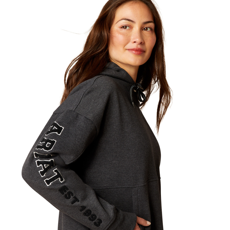 Ariat Women's Rabere Hoodie - Charcoal-3