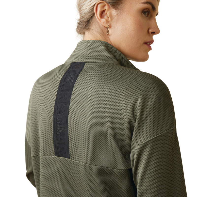 Ariat Women's Breathe 1/2 Zip Sweatshirt - Beetle-4