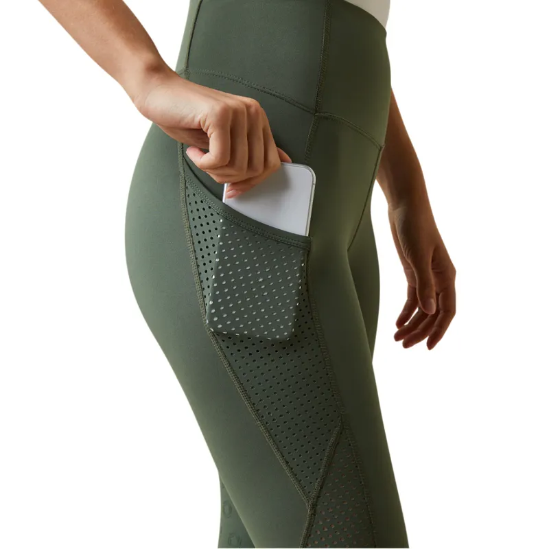 Ariat Women's Breathe EOS Half Grip Tights - Beetle-3