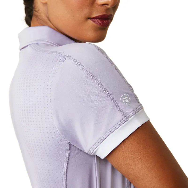 Ariat Women's Bandera 1/4 Zip Polo - Heirloom Lilac-4