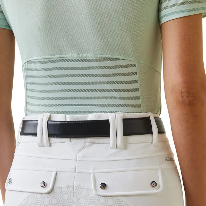 Ariat Women's Aptos Vent Show Shirt - Aqua Foam-4