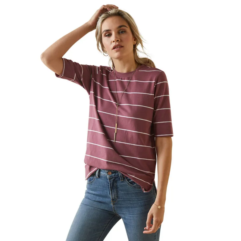 Ariat Women's Windsor T-Shirt - Nocturne Stripe