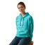 Ariat Women's Just Hoodie - Heather Pool Blue