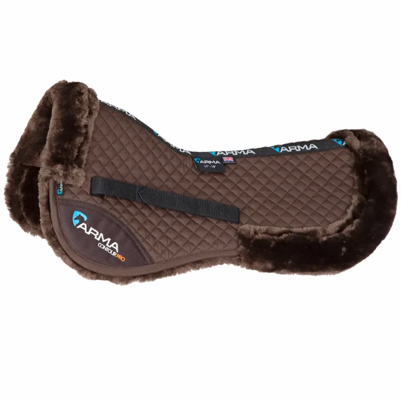 Shires ARMA Half Pad - Brown