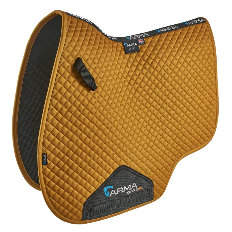 Shires ARMA Euro Cut Saddlecloth - Mustard