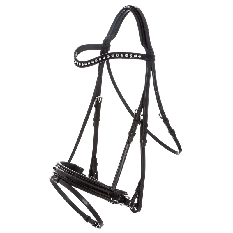 Imperial Riding Di Layla Snaffle Bridle - Black/Chrystal