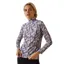 Ariat Women's Sunstopper 2.0 1/4 Zip Baselayer - Grey Camo Floral