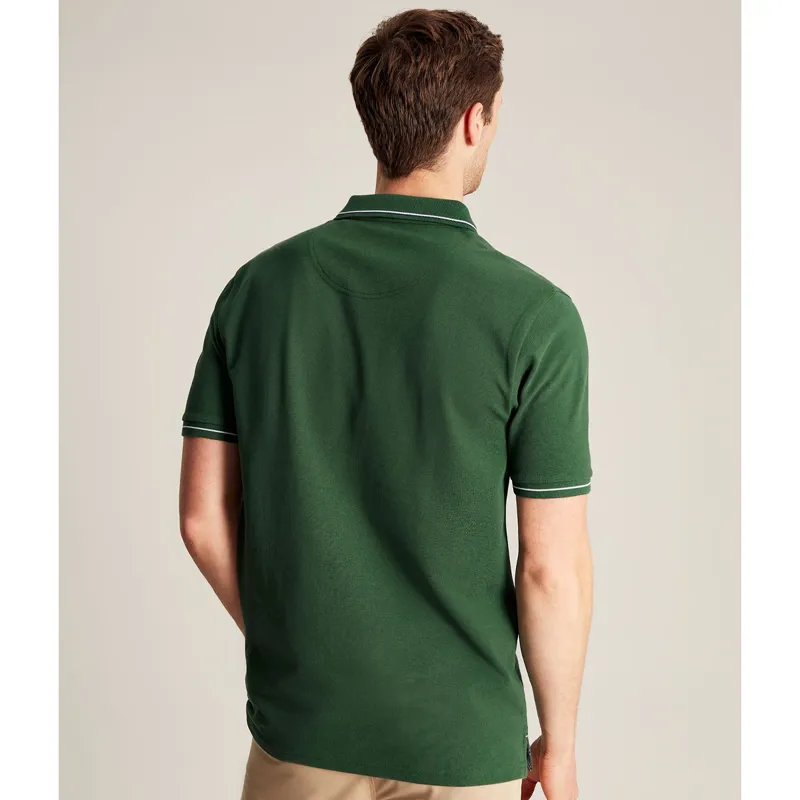 Joules Branded Polo Shirt - Dark Green-4
