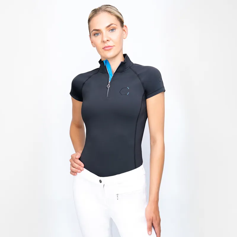 Coldstream Midlem Short Sleeve Base Layer - Black