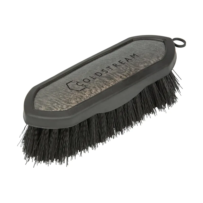Coldstream Shine Dandy Brush - Black/Silver