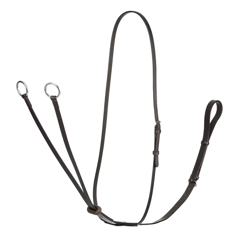 LeMieux Arika Running Martingale - Brown/Silver