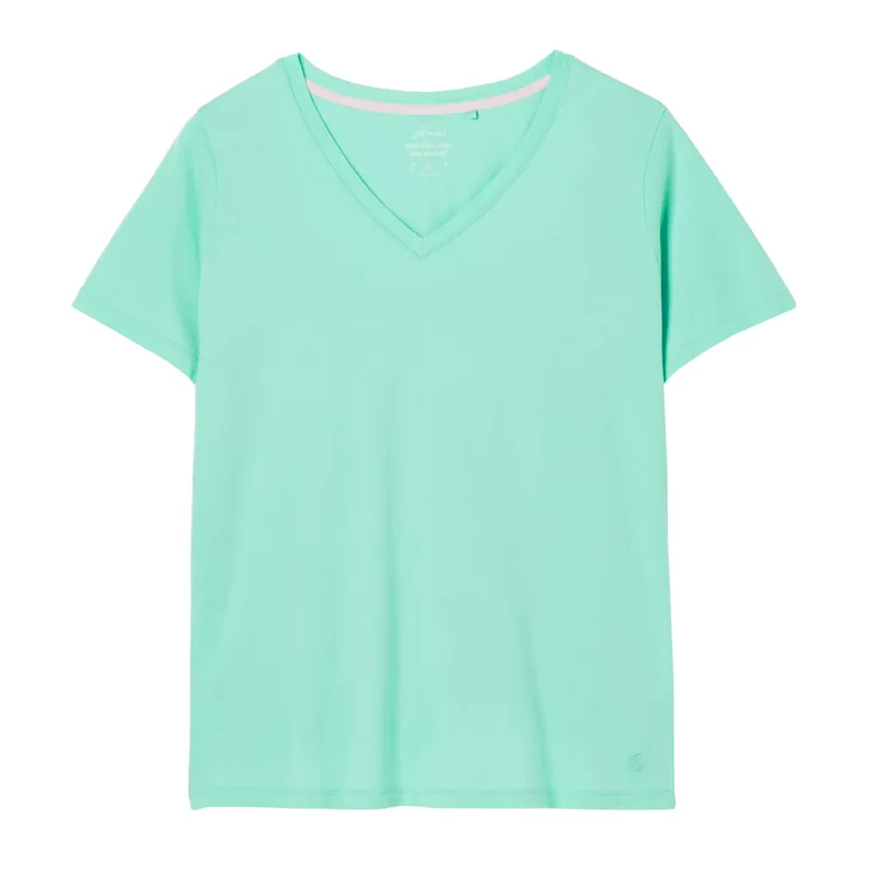 Joules Emily V Neck T-Shirt - Turquoise