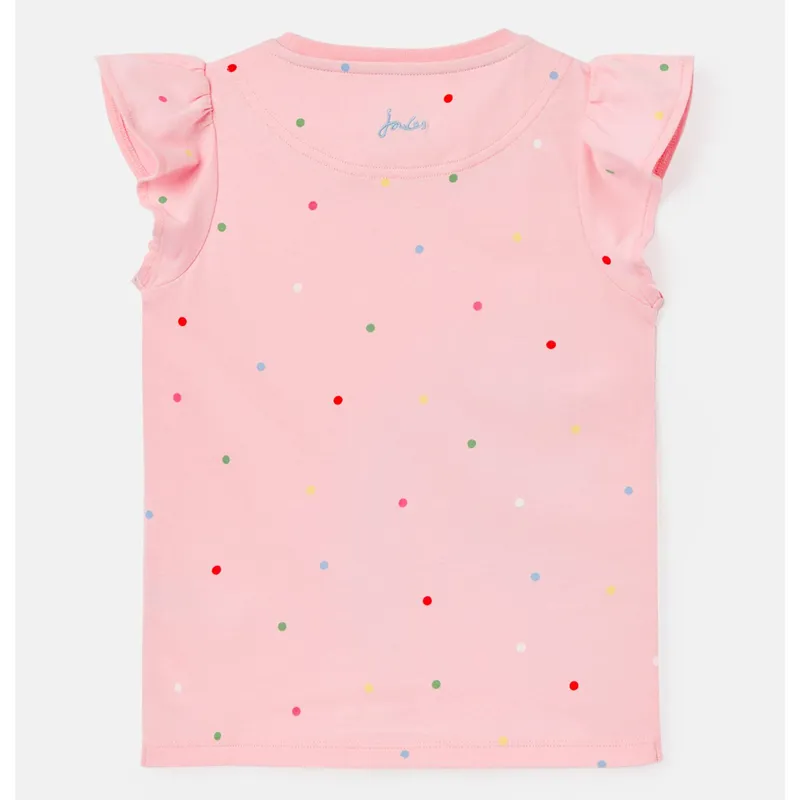 Joules Flutter Astra T-Shirt - Pink Unicorn-2