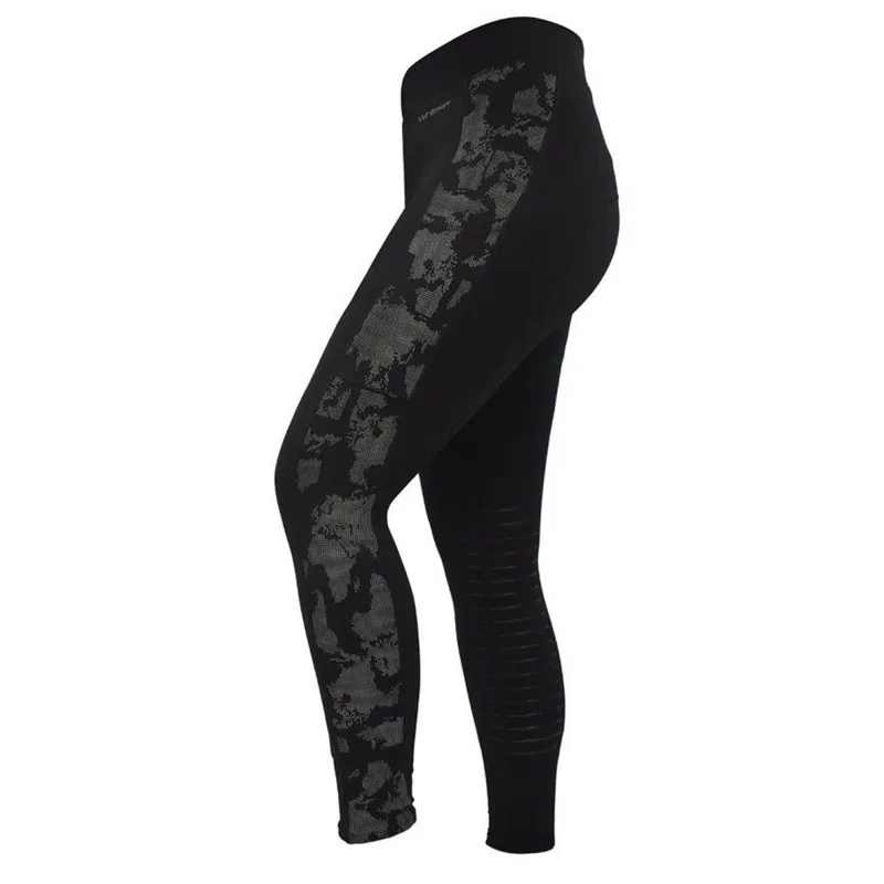 John Whitaker Sydney Riding Tights - Reflective Black Camo