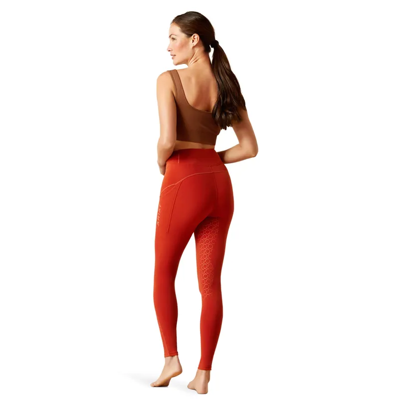 Ariat Women's Avail Half Grip Tights - Red Ochre-1