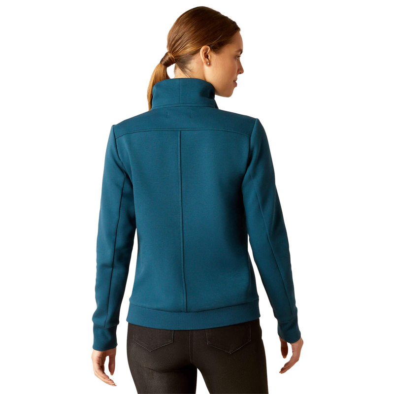 Ariat Women's Bess Full Zip Sweatshirt - Reflecting Pond-1
