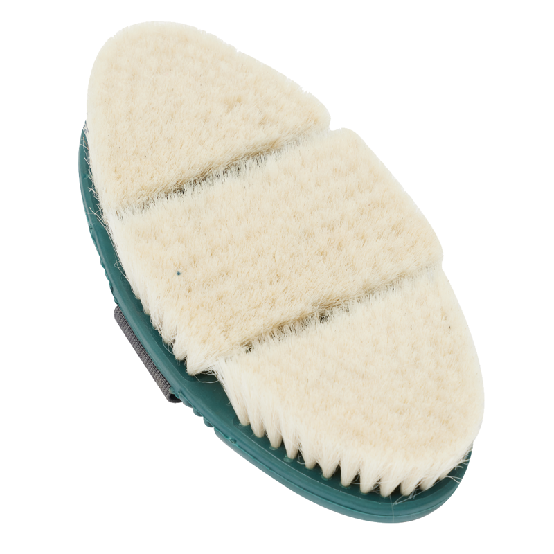 LeMieux Flexi Goat Hair Body Brush - Spruce-2
