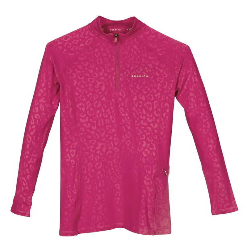 Aubrion Revive Baselayer - Young Rider - Cerise
