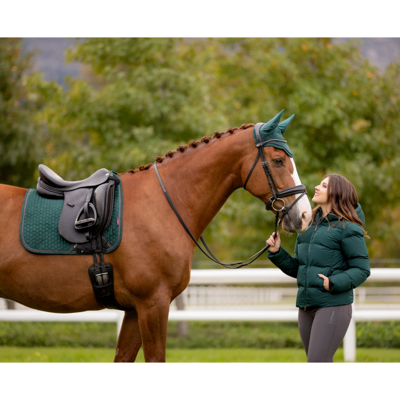 LeMieux Suede Dressage Square - Spruce-6
