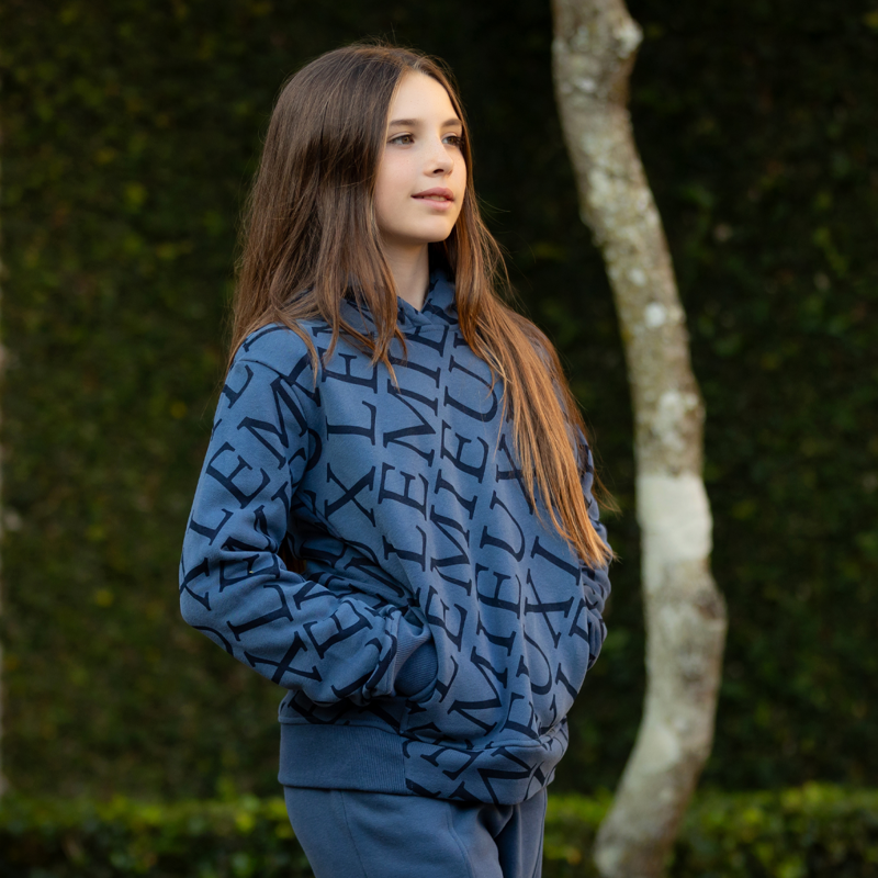 LeMieux Young Rider Honor Pop Over Hoodie - Atlantic-4