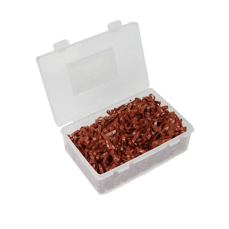 LeMieux Silicone Plaiting Bands - Brown